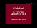 Wilhelm Busch: IN TRAUTER VERBORGENHEIT (Gedicht zum Herbst)