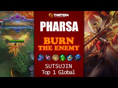 Collector Skin! Pharsa Best Build by Sutsuzin - Top Global Pharsa / MLBB