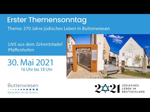 1. Themensonntag - 370 Jahre jüdisches Leben in Buttenwiesen