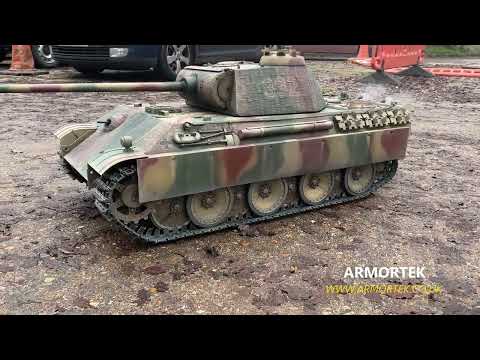 Massive scale model RC Panther tank - 110kg