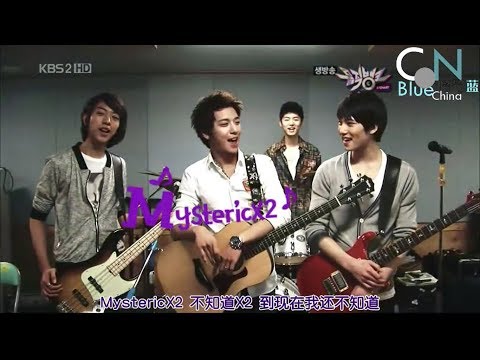 【CNBLUECHINA Chinese Sub】100521 [Music Bank] f(x) & CNBLUE