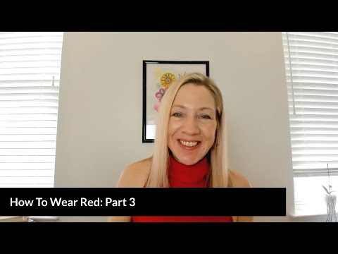 How To Wear Red - Stylish Color Combinations: Part 3 of 3