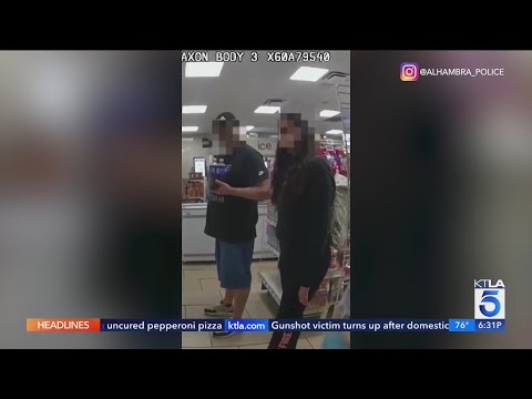 Domestic abuse victim's hand signals lead to suspect's arrest in Alhambra