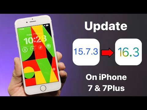 Update iOS 15.7.3 to iOS 16.3 🔥🔥 || Update iOS 16.3 on iPhone 7 & 7 Plus