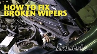 How To Fix Broken Wipers -EricTheCarGuy