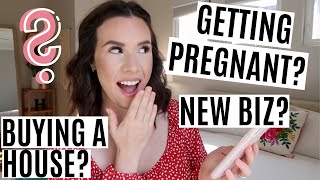 GETTING PREGNANT, NEW HOUSE, & LIFE PLANS! | Q&A 2020