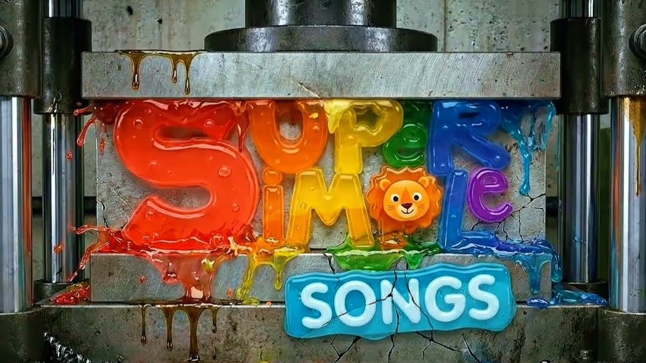 LOGO VS HYDRAULIC PRESS MACHINE will it survive? | super simple intrologo