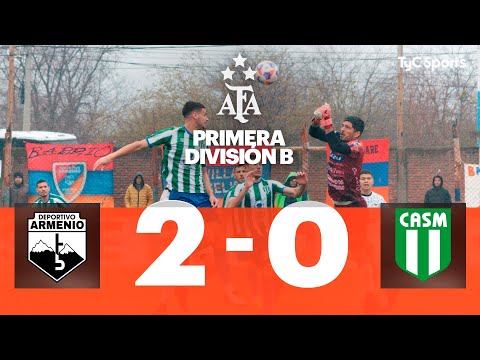 Deportivo Armenio 2-0 San Miguel | Primera División B | Fecha 12 (Clausura)