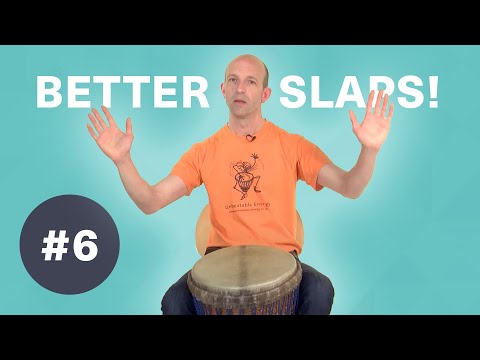 Beginners' djembe - Lesson 6 - Slap technique without pain