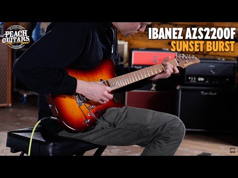 Ibanez AZS2200F AZS Series Prestige - Roasted Maple - Sunset Burst image 11
