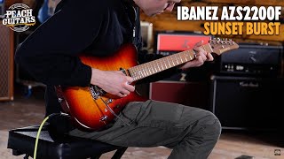 Video thumbnail for No Talking...Just Tones | Ibanez AZS Prestige | AZS2200F - Sunset Burst by Peach Guitars