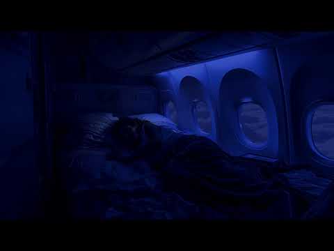 Floating In Space | Airplane Cabin White Noise Jet Sounds | Great for Sleeping, Studying, Reading
