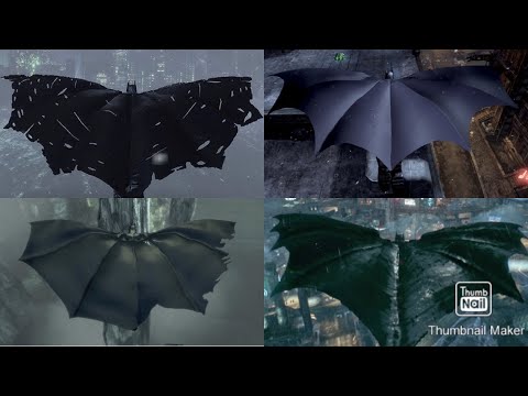 Evolution of Gilding from the Highest point in all Batman Games