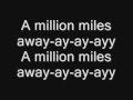 Hawk Nelson - "A million miles away" Lyric video - Andrea Gonzalez Hawk Nelson - "A million miles away" Lyric video