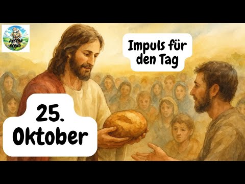 Impulse for the day – October 25, 2025 – Pastor Bernd