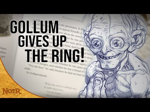 The ORIGINAL Riddles in the Dark - Gollum Gives Up The One Ring | Tolkien Explained