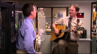 Dwight and Andy Bernard - The Office - Country Roads