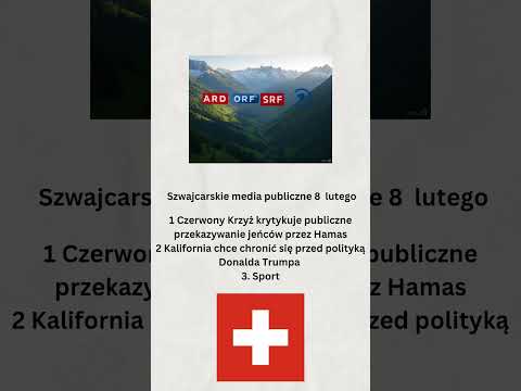 Szwajcarskie media publiczne 8 lutego