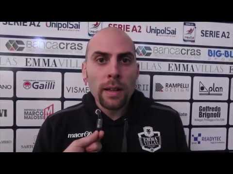 Interviste pre partita con Andrea Cesarini - next match Aurispa Alessano
