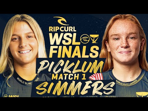Molly Picklum vs Caitlin Simmers | Rip Curl WSL Finals 2023 - Match 1 Heat Replay