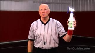 preview picture of video 'How to Clean a Wrestling Mat to Avoid Infection @RollOutMat'