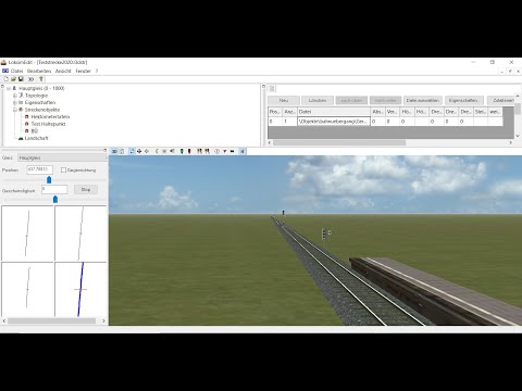 Haltepunkte, Bahnsteige, Bahnübergänge-Loksim3D Streckenbau Tutorial #3
