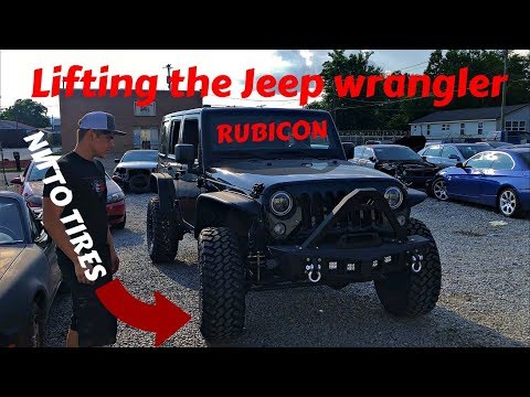 Jeep Wrangler Gets 3.5in Lift, with 35's And an Axel truss!