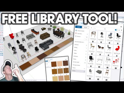 A New FREE Tool for Managing Models AND MATERIALS in SketchUp!