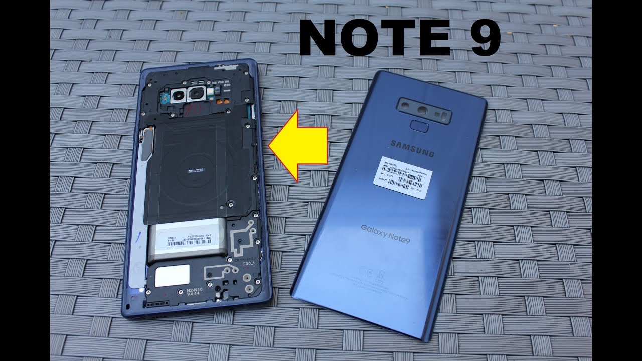 Samsung Note 9 How to replace BACK GLASS and CAMERA GLASS