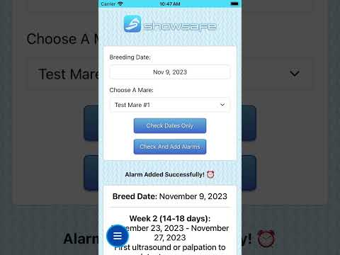 ShowSafe Breeding Calculator