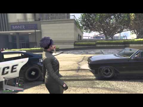 GTAV | Computer steals a police car