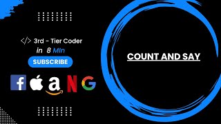 Daily Leetcode challenge🔥 | Count and Say | In just 101 mins | Asked by Facebook Google Amazon!!!