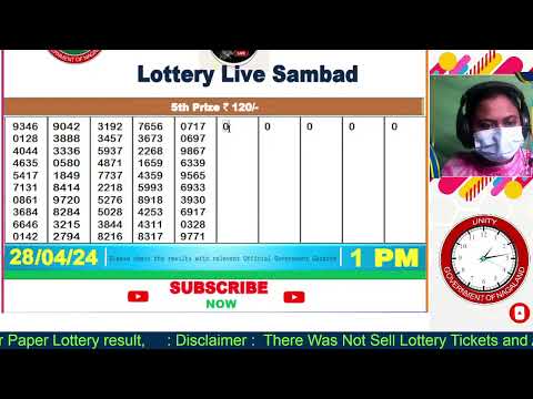 Lottery live dear lottery live 1PM 6PM result today 28.04.2024 nagaland lottery live
