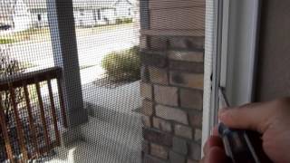 Easy fix for broken window screen pull tabs