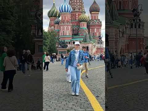 The Red Square! Moscow, Russia🇷🇺, nice walking