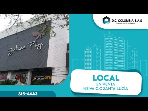 LOCAL EN VENTA EN EL CENTRO COMERCIAL SANTA LUCIA EN NEIVA