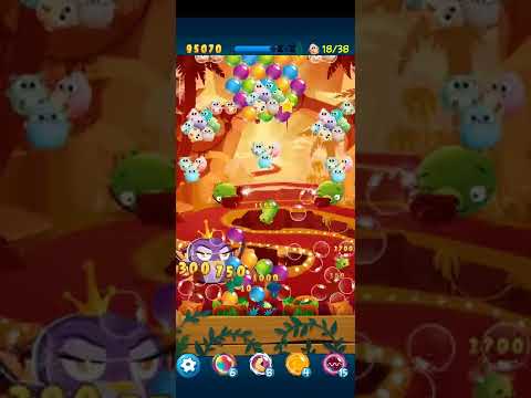 Angry Birds Pop Bubble Shooter-Level 685 3 STARS NO BOOSTERS #angrybirdspopbubbleshooter