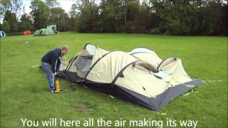 preview picture of video 'Kampa Air-Frame Southwold 4+2 Inflation Video'