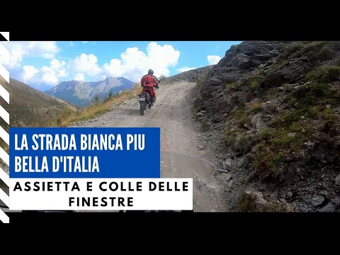 LA STRADA BIANCA PIU BELLA D'ITALIA - Assietta e Colle delle Finestre in Moto