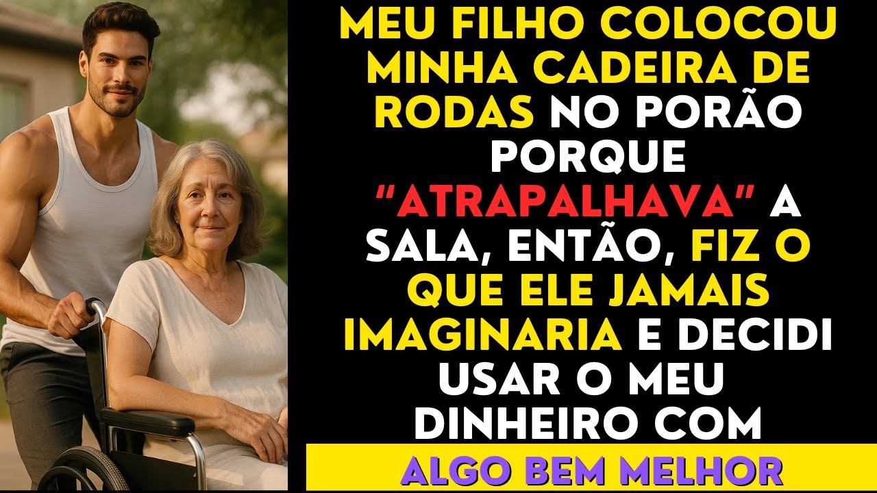 Meu filho colocou minha cadeira de rodas no porão porque “atrapalhava” a sala, então, fiz o...