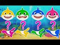 Dress Up With Shark Friends Match The Head Colors Game Preschool Toddler Video