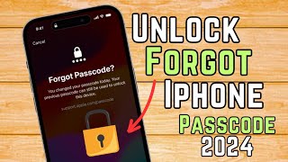 How To Unlock Forgot iPhone Passcode 2024! Unlock iPhone Without Passcode & iTunes! New Method🔥