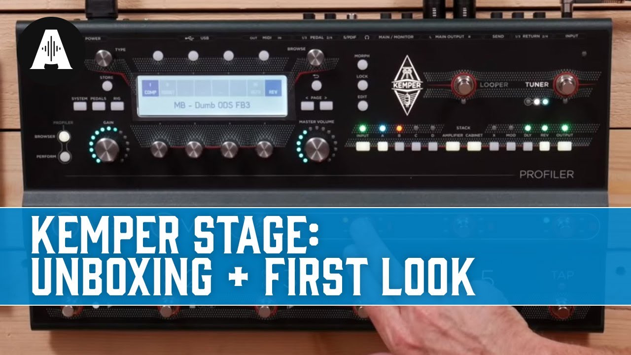 Kemper Profiler Stage: Unboxing & First Look! - YouTube