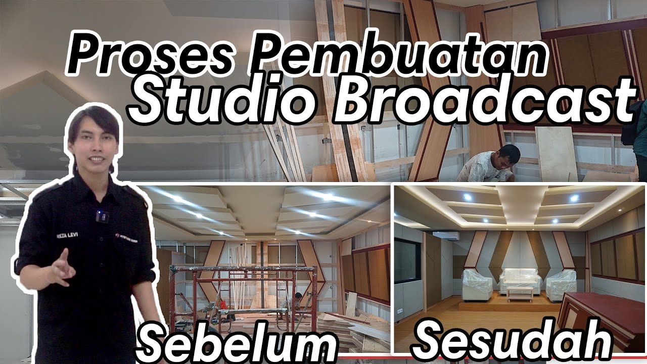 Proses Pengerjaan Studio Broadcast mulai mulai dari Nol (0) Hingga Selesai 100 Persen