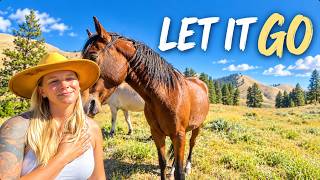 10-Minute Fall Meditation with Horses | Let Go & Feel Grounded