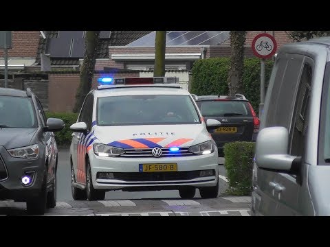 Prio 1 Politie met spoed naar verschillende meldingen in Beuningen