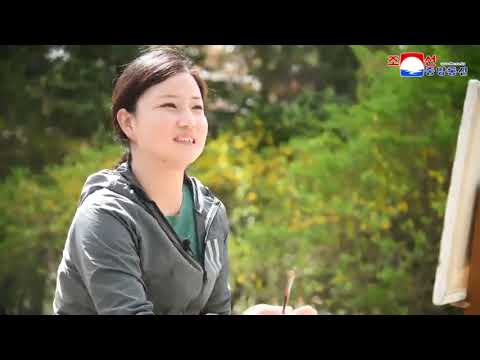 Pyongyang Pride  Landscape of Moran Hill in Spring