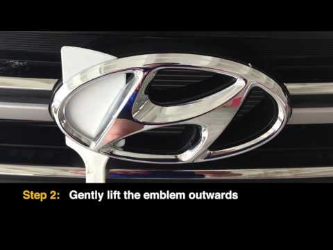 2017 Hyundai Tucson Front Emblem Removal