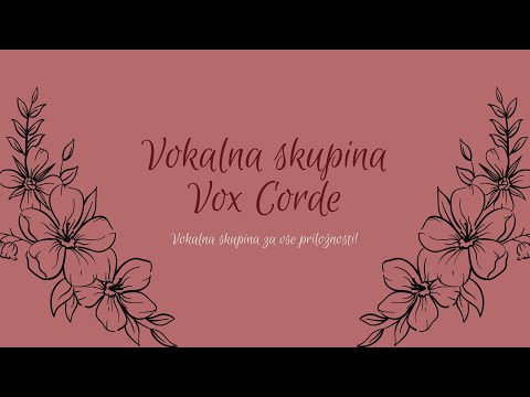 Vokalna skupina Vox Corde - Do nebes in nazaj (Kvatropirci & Ognjeni muzikanti)