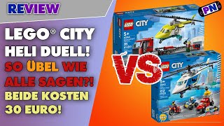 So mies wie alle sagen? 30 Euro für die Sets? LEGO® City Helis im Vergleich 60343 + 60243